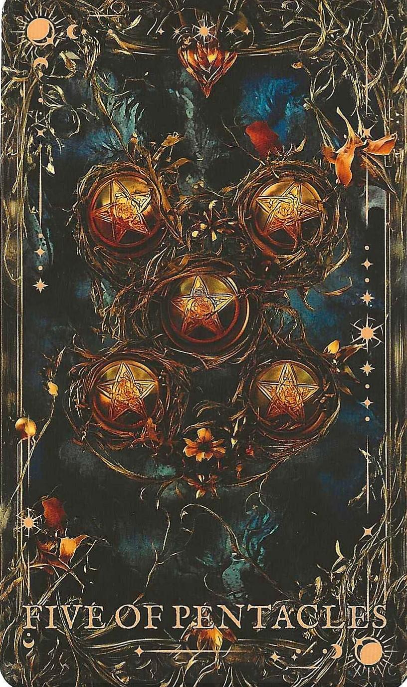  The Arcane Tarot-Five of Pentacles