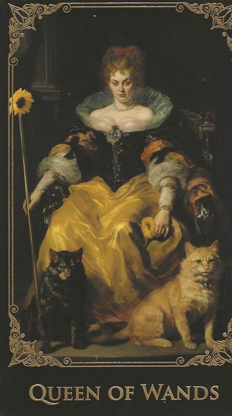 The Queen of Wands-The Baroque Tarot The Queen of Wands-The Baroque Tarot