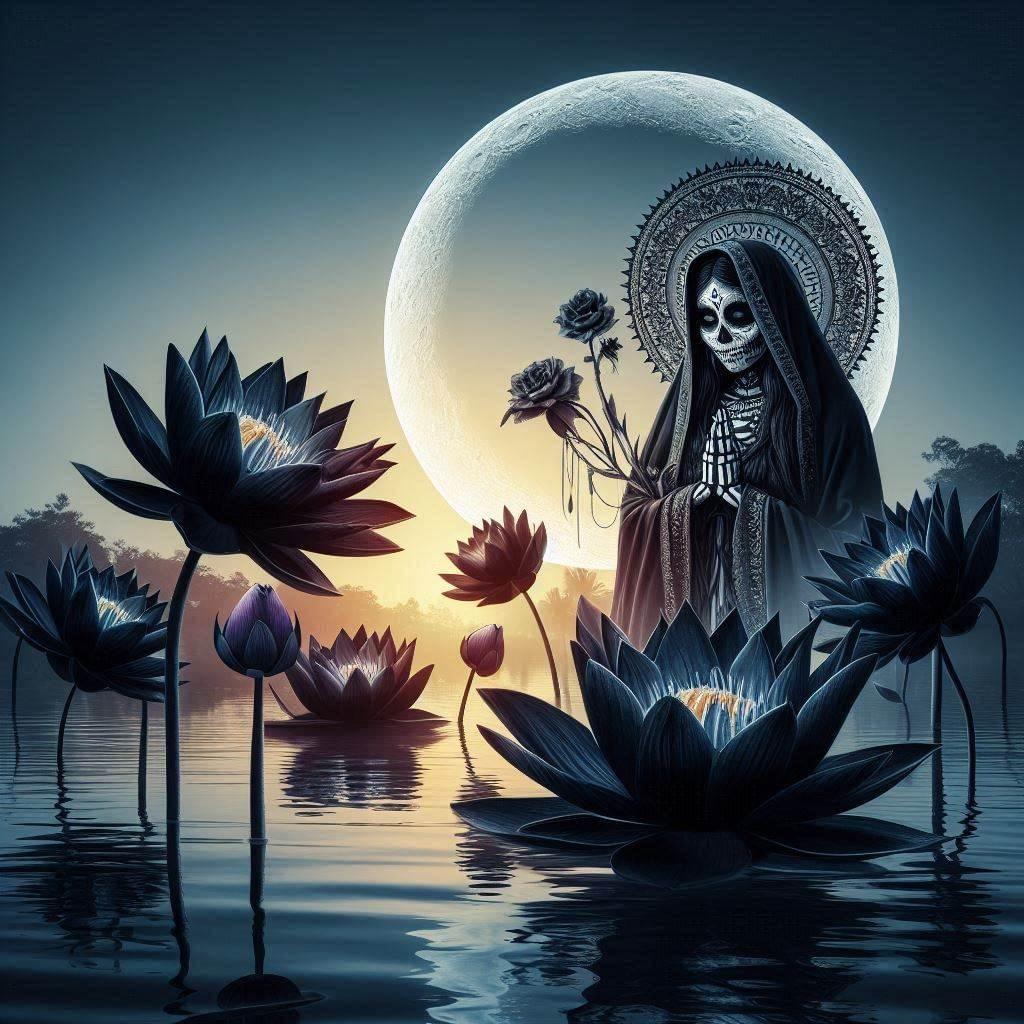 Santa Muerte- Lady death imagery