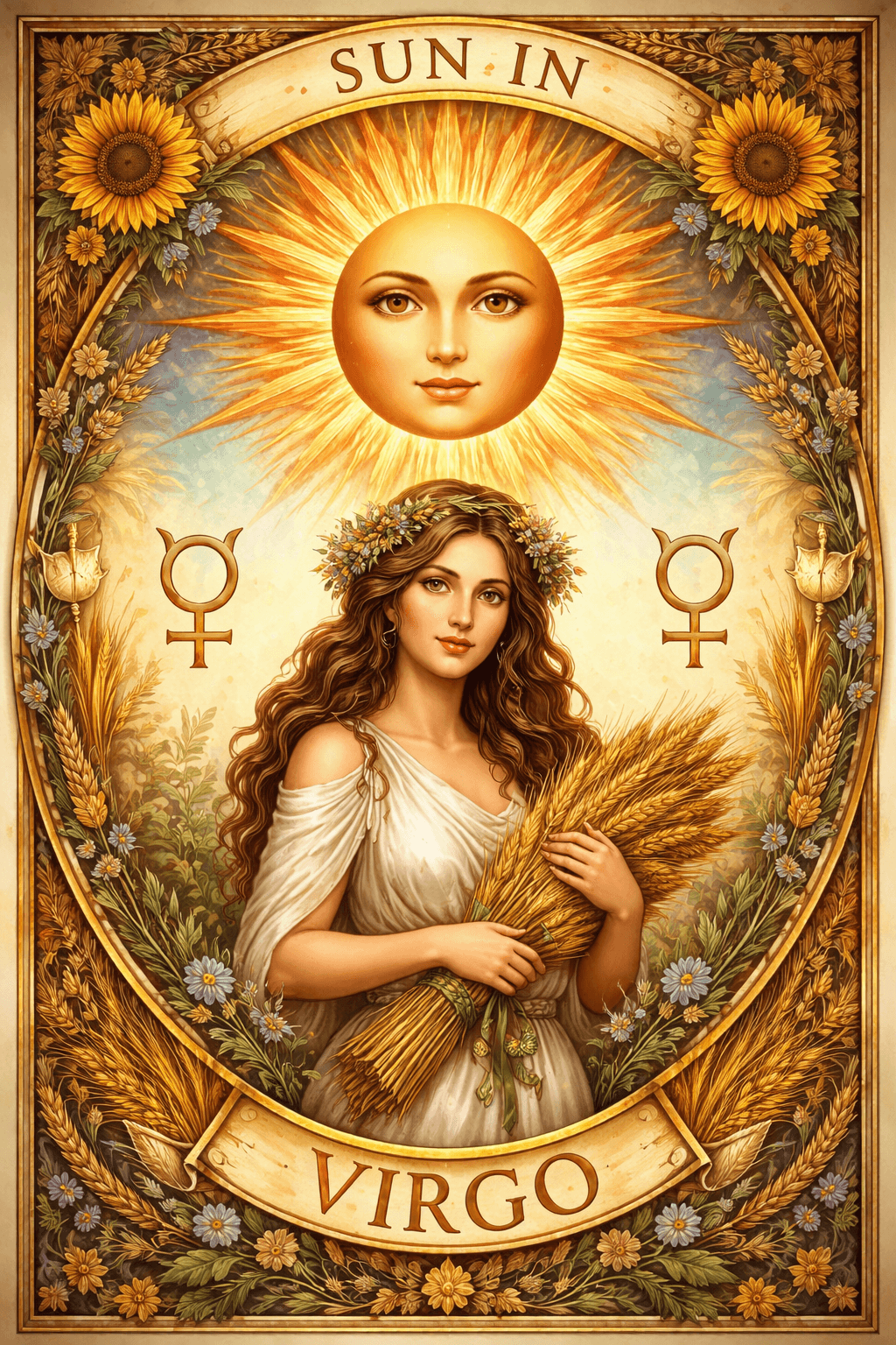 Sun in Virgo imagery