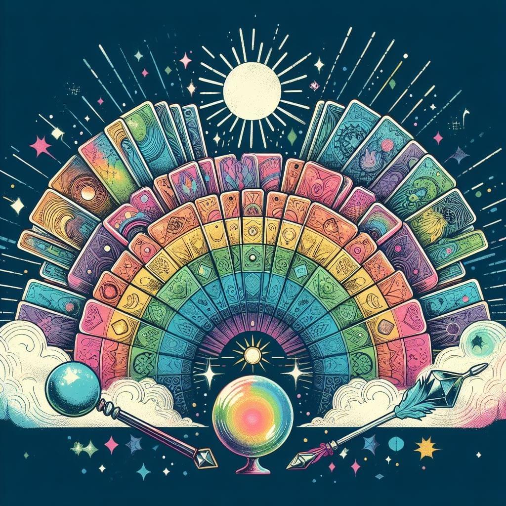 Tarot rainbow symbology