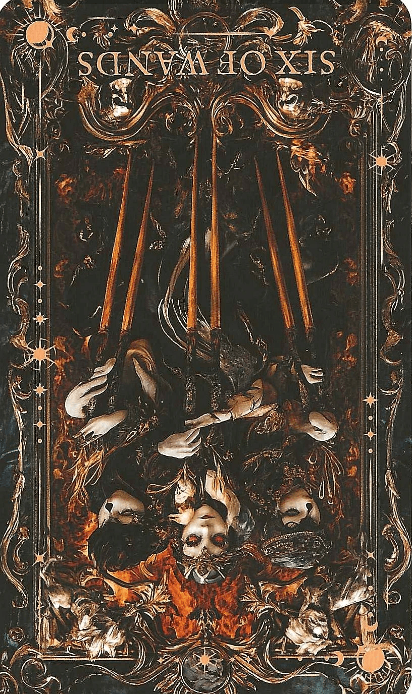 Six of Wands-The Arcane Tarot-Reversed