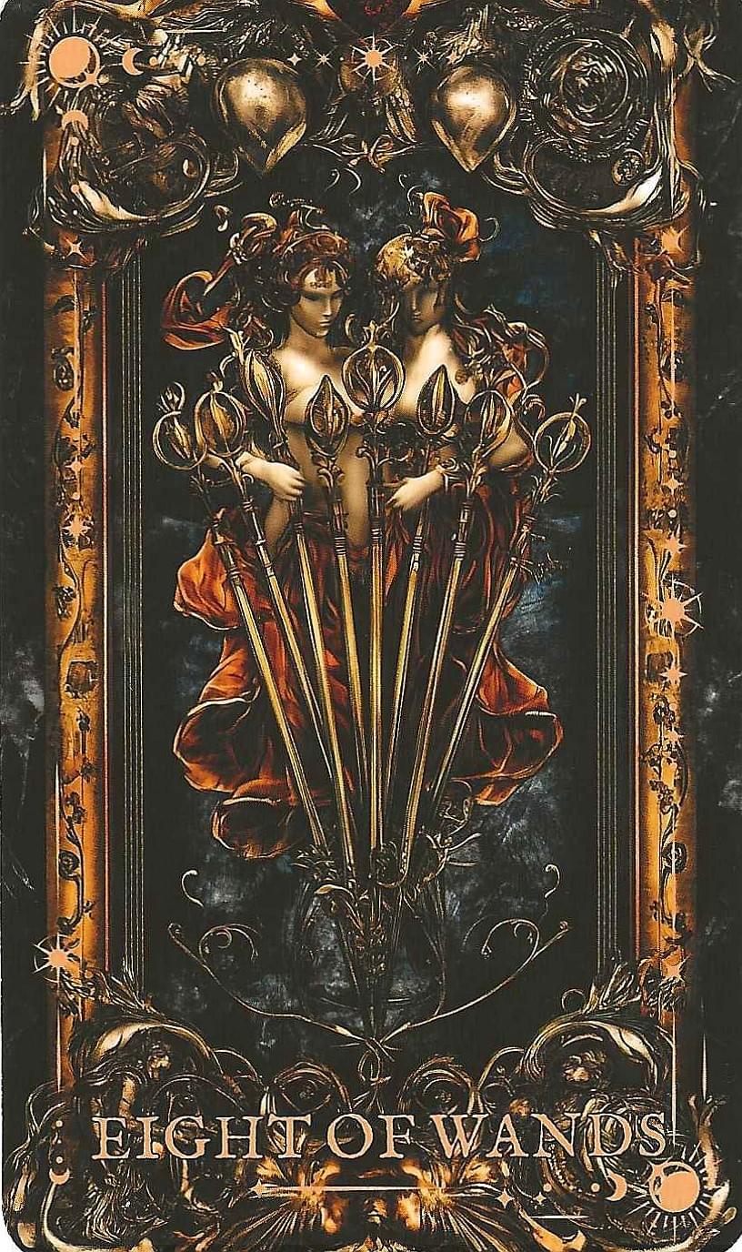  The Arcane Tarot-Eight of  Wands