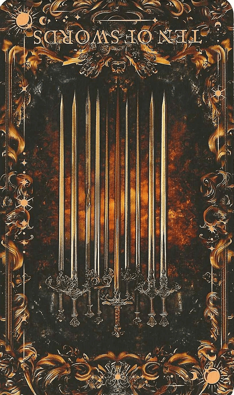 Ten of Swords-Arcane Tarot-reversed image
