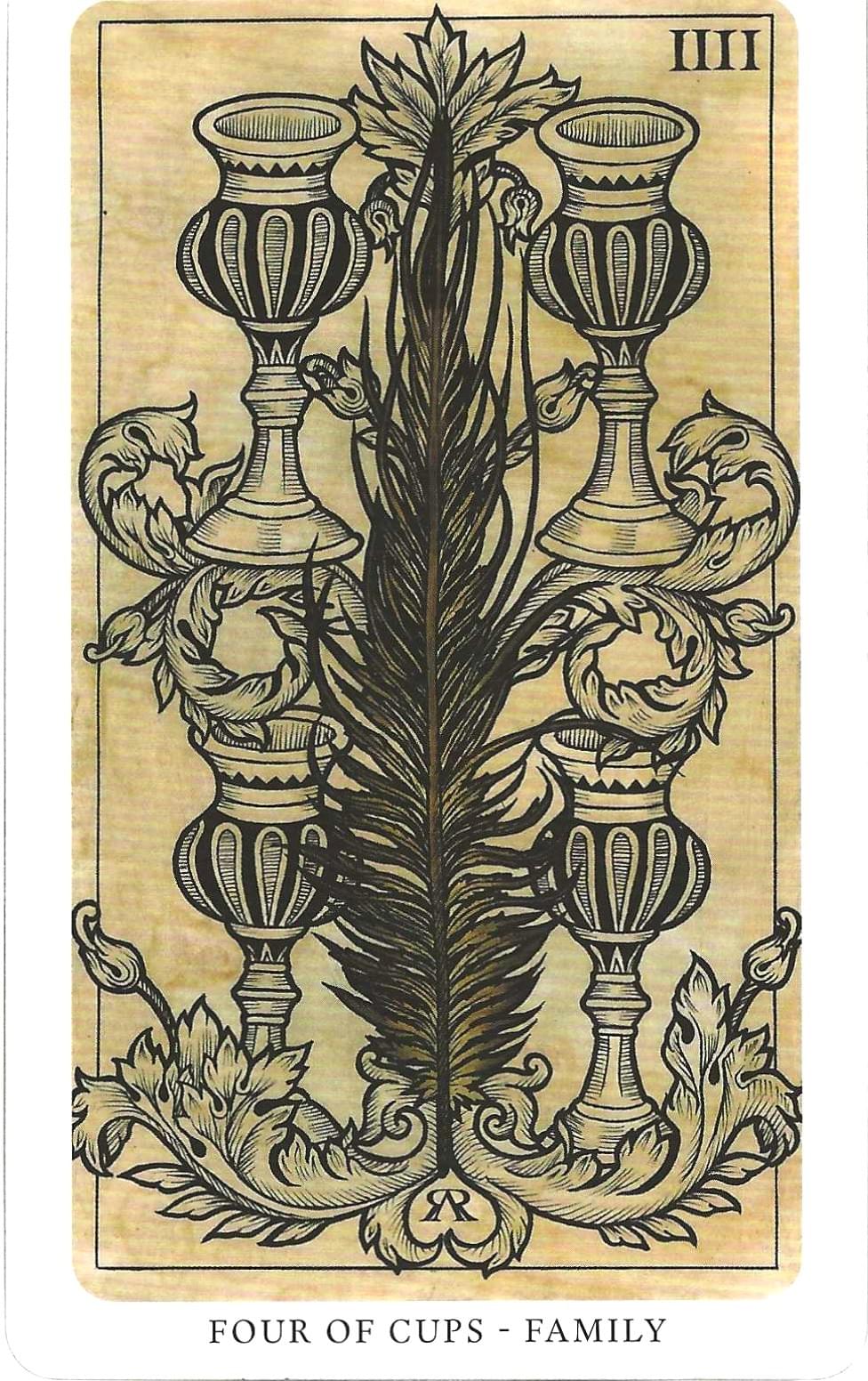 Daily Western Hermetic Tarot card comparisons critique. This month: Medieval Feathers  Tarot and Thoth.
