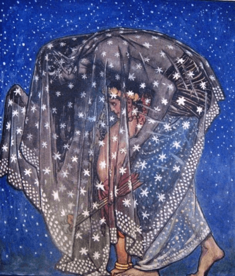 Nuit- The Egyptian sky goddess
