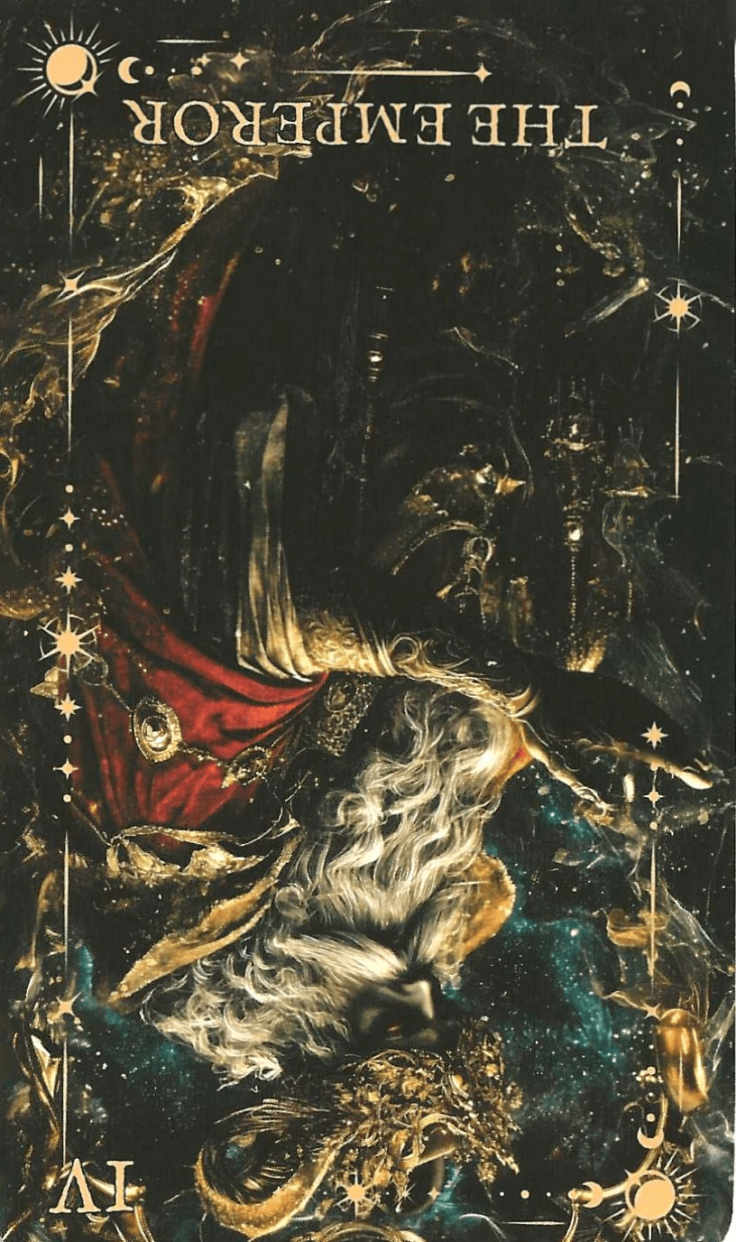 Arcane Tarot Key 4-The Emperor reversed-a dictator
