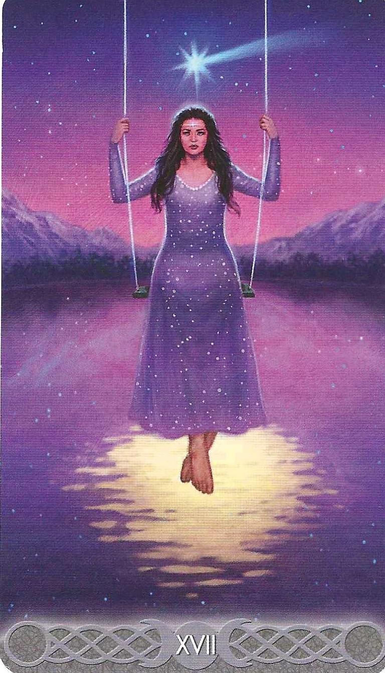 Triple Goddess Tarot- Key 17-The Star imagery