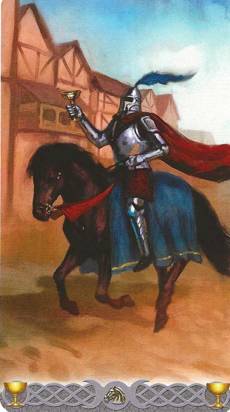 Triple Goddess Tarot- Knight of Cups