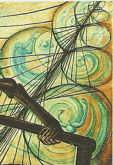 The Entanglement of Souls imagery on Thoth Death Tarot Card