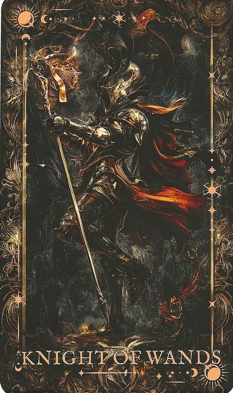  The Arcane Tarot-Knight of  Wands