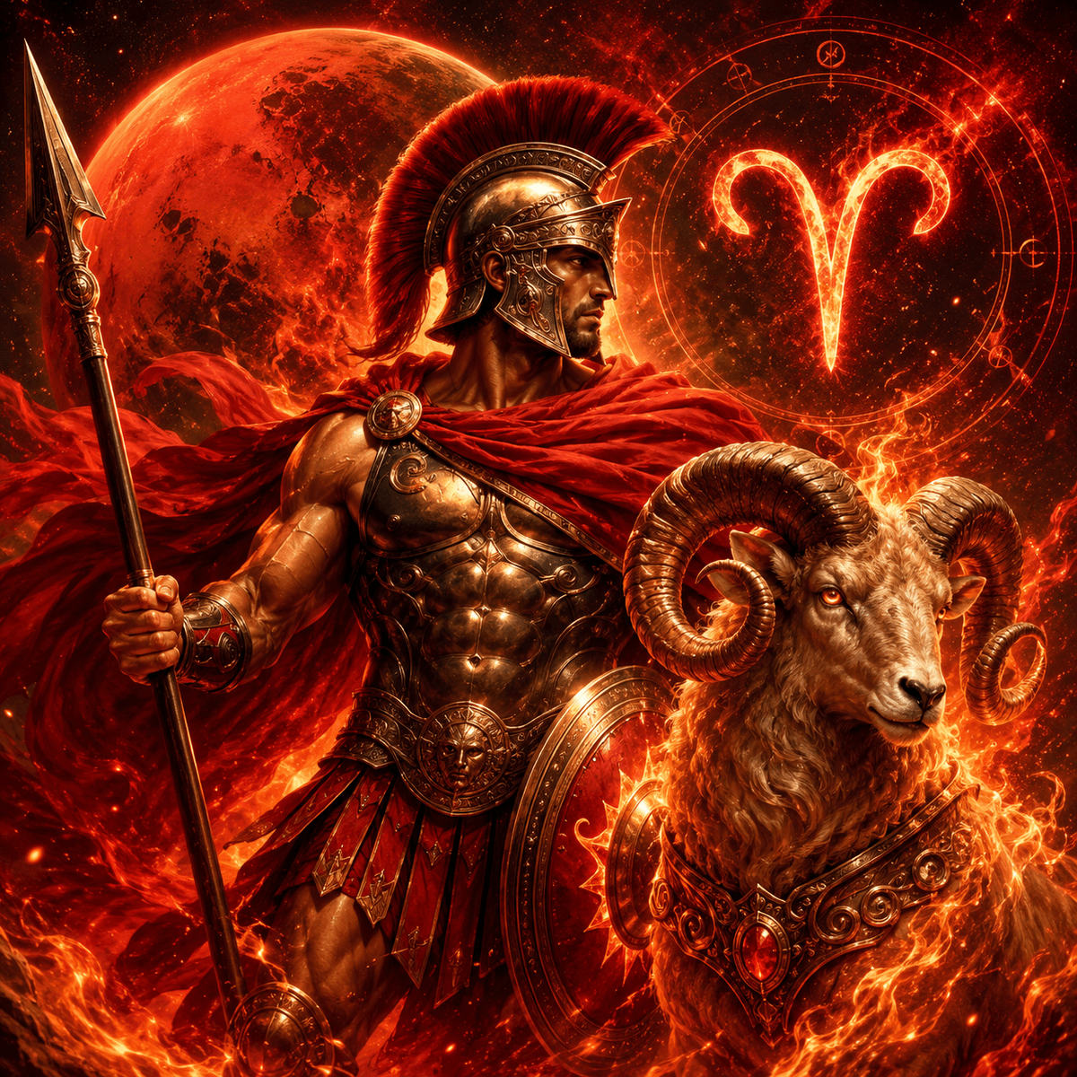 Mars and Aries imagery