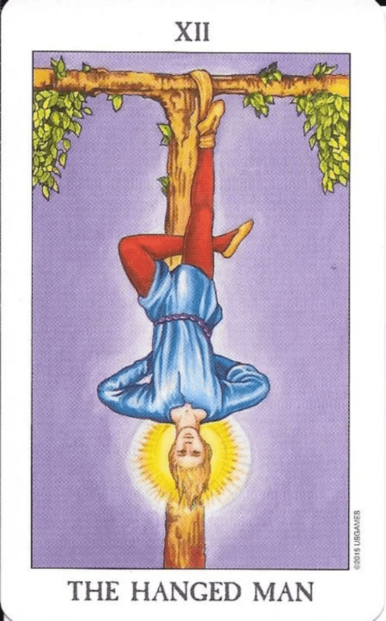 The Hanged Man-Key 12-The Rider-Waite-Smith Tarot