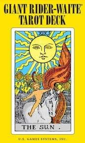 Giant Rider-Waite-Smith tarot deck.