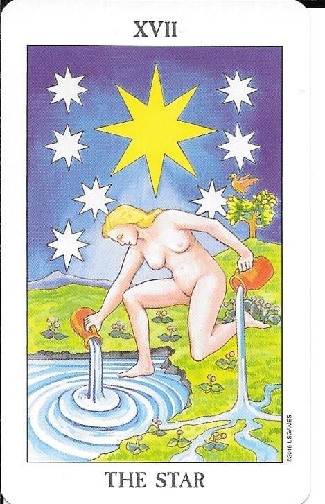 The Star-Key 17-The Rider-Waite-Smith Tarot