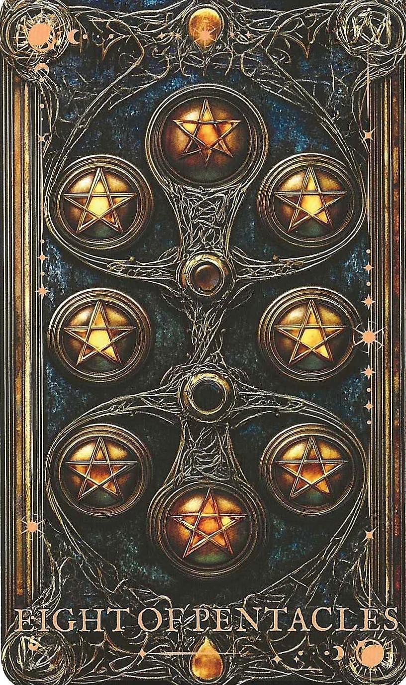 The Arcane Tarot- Eight of Pentacles