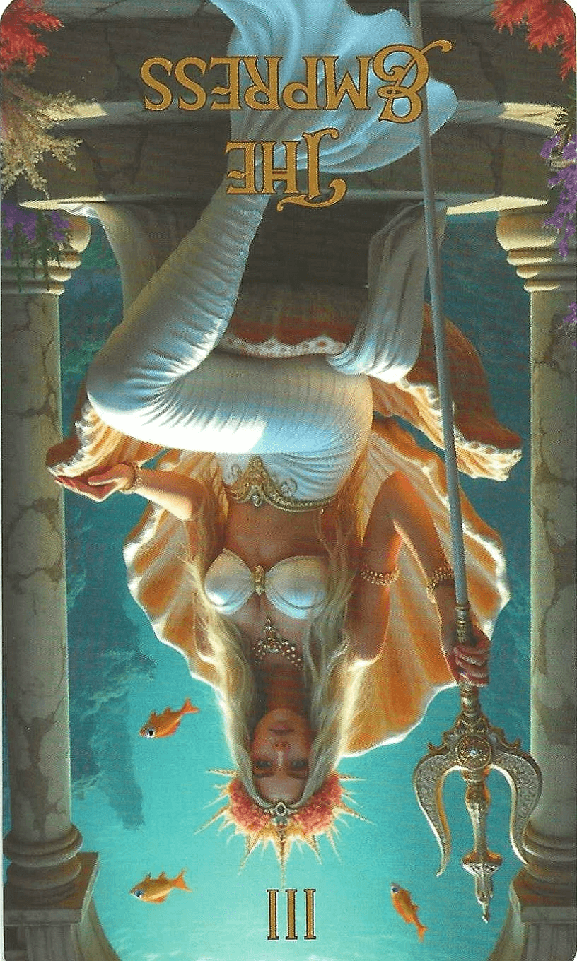 The Empress- key 3-The Ocean Tarot-Reversed