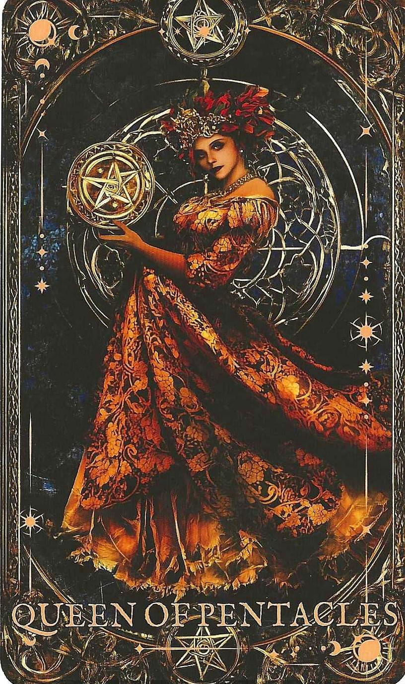 The Arcane Tarot- Queen of Pentacles The Arcane Tarot- Queen of Pentacles