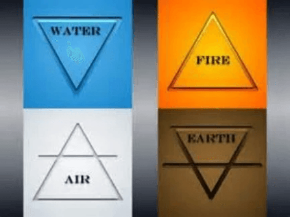 symbols of the Four classical elements