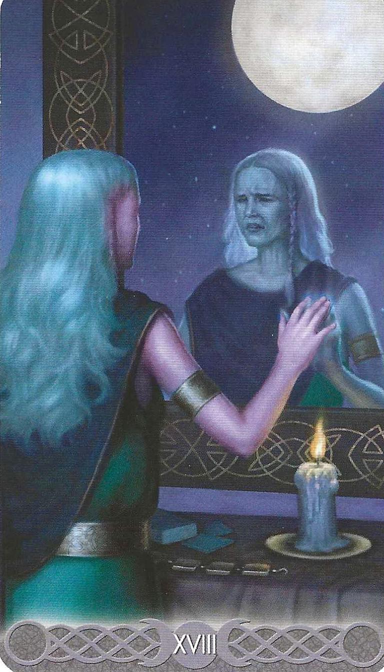 The Arcane Tarot- key 18- The Moon Symbology