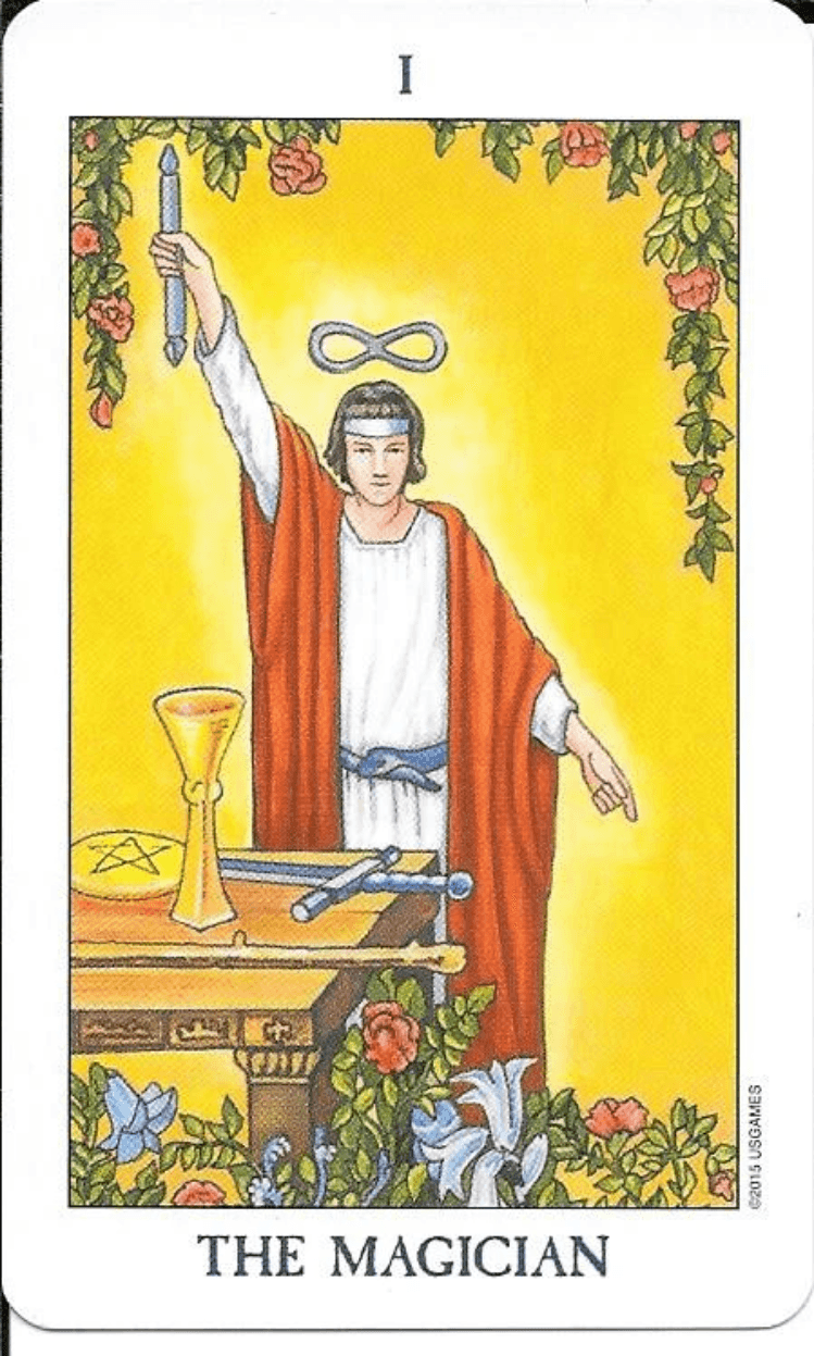 The Magician-Rider-Waite-Smith  tarot