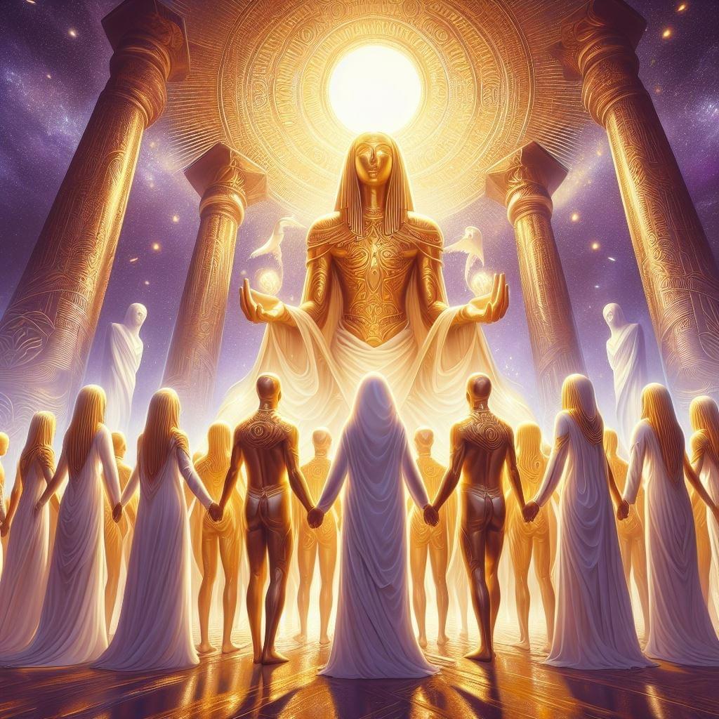 People of Ra/people of ths Sun imagery