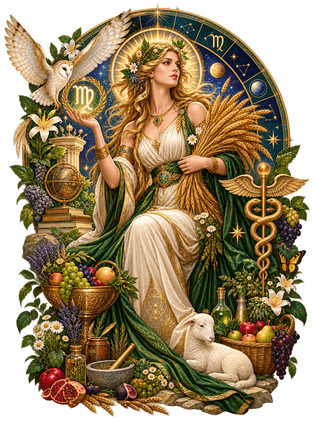 third decan of Virgo, 20°–30° Virgo,