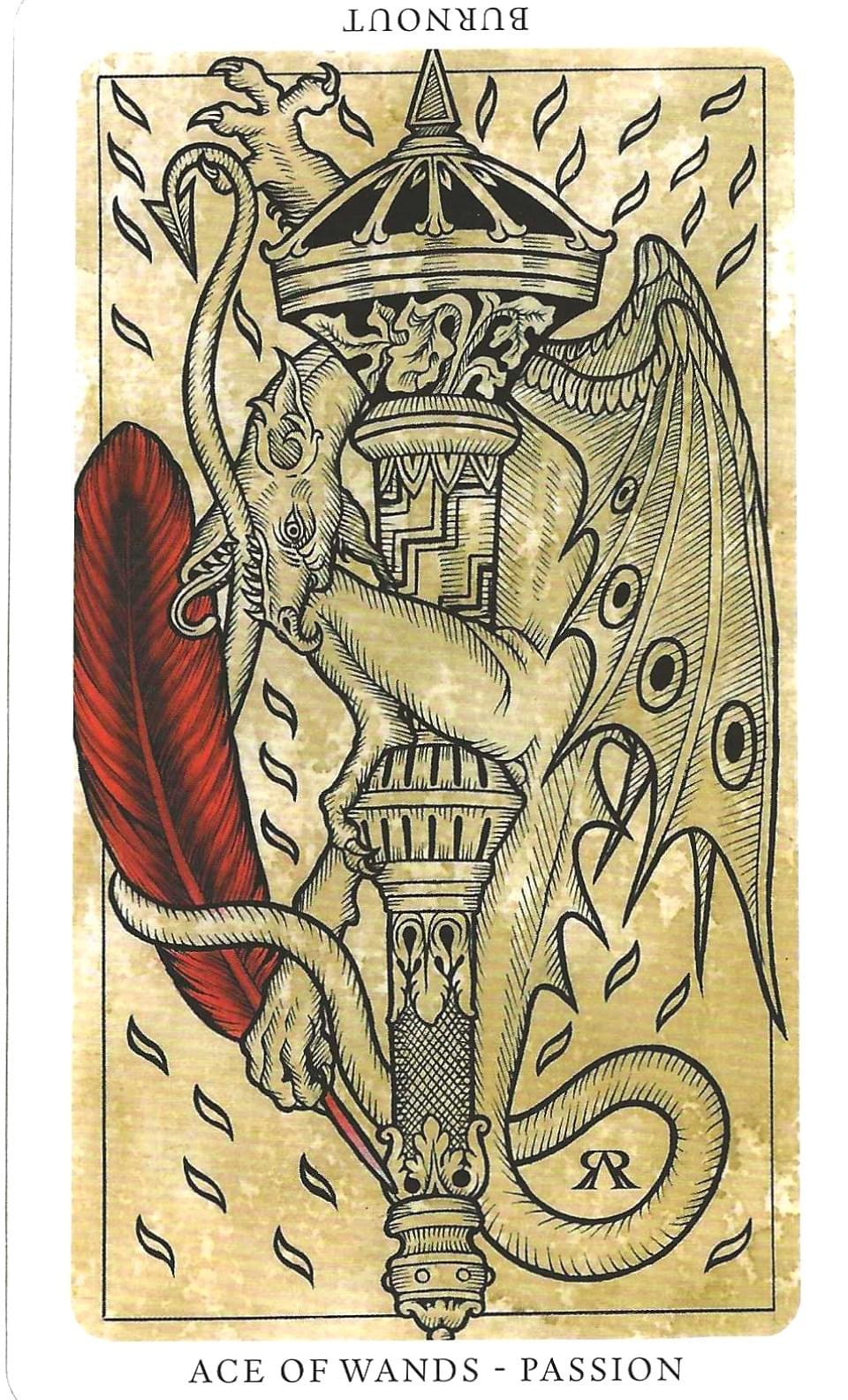 Daily Western Hermetic Tarot card comparisons critique. This month: Medieval Feathers  Tarot and Thoth.