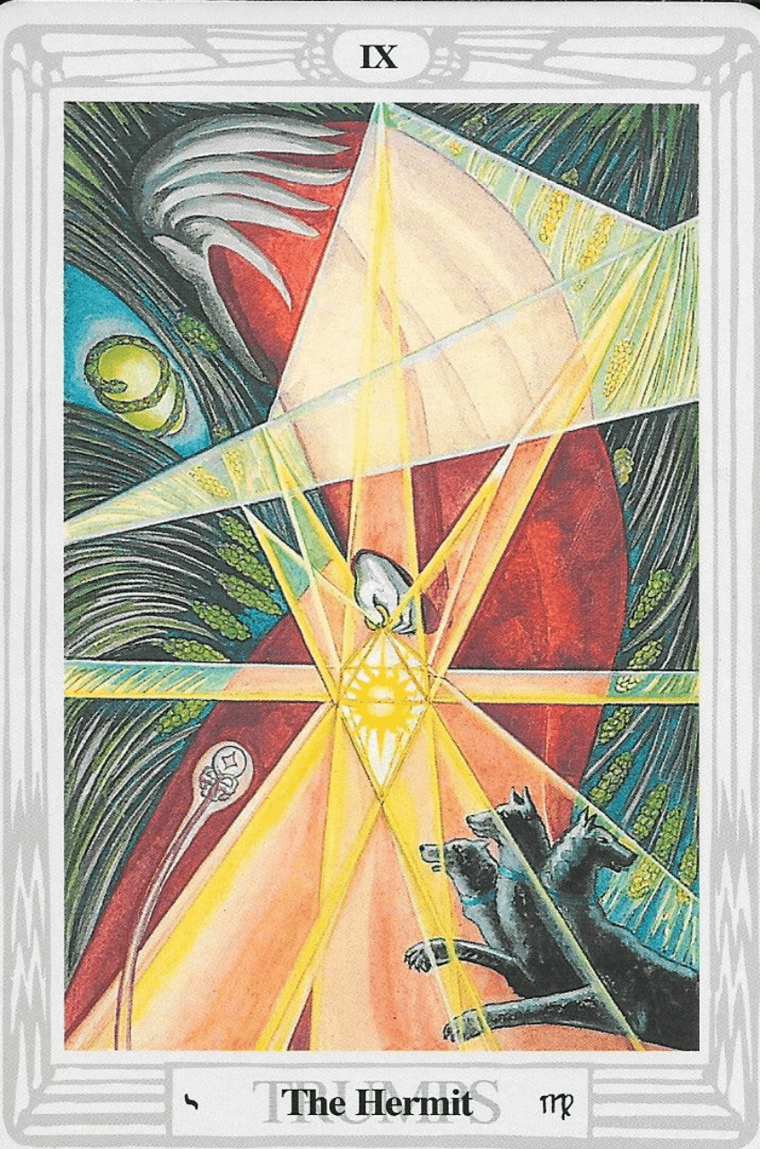 The Hermit- ATU 9-Thoth Tarot