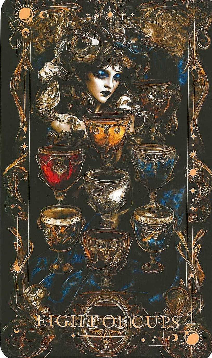  The Arcane Tarot- 8 of cups tarot card