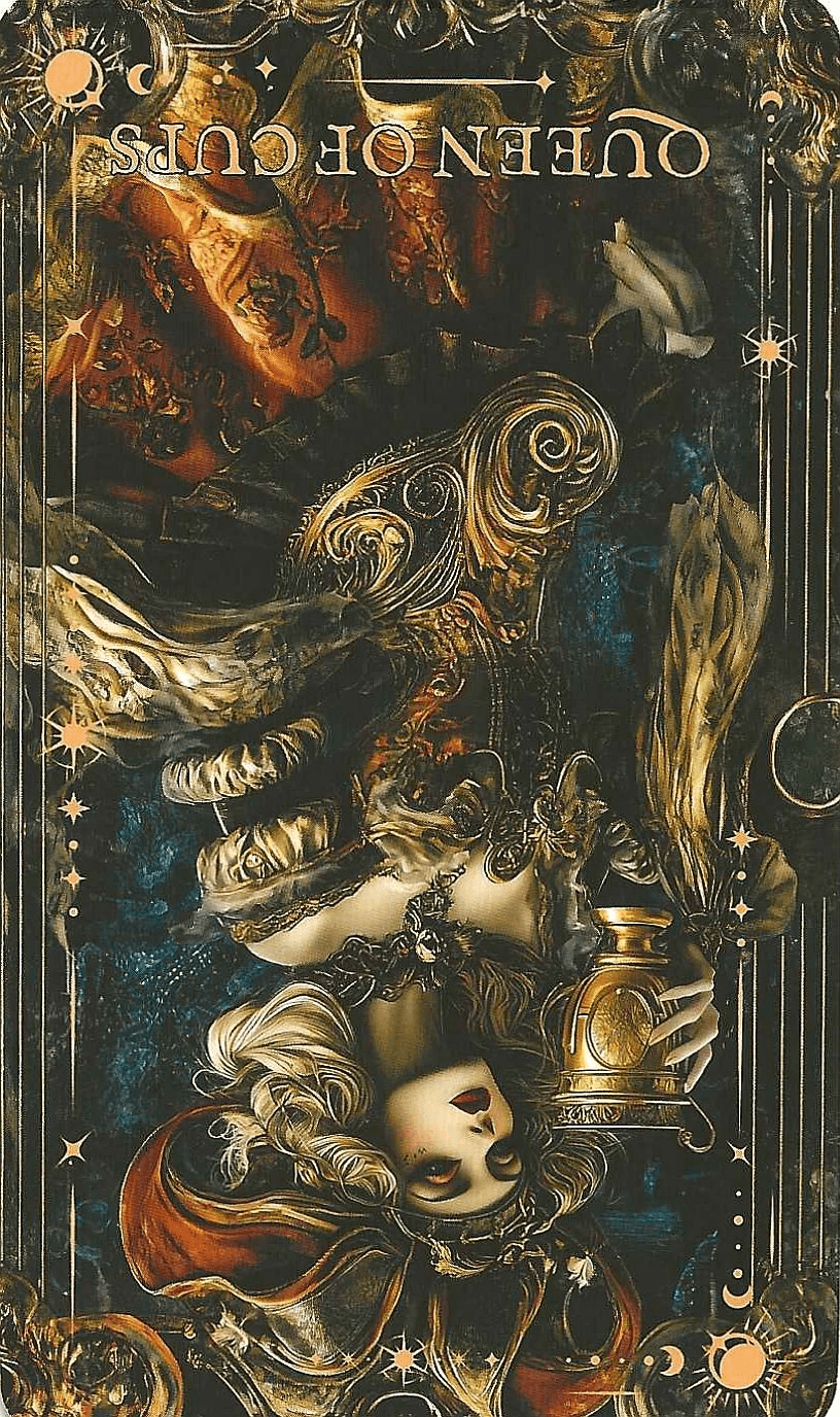 The Arcane Tarot- Queen of cups reversed