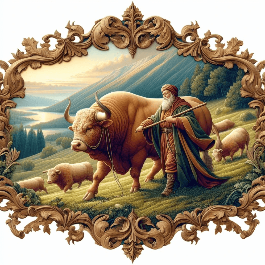 Oxen and ox goad imagery