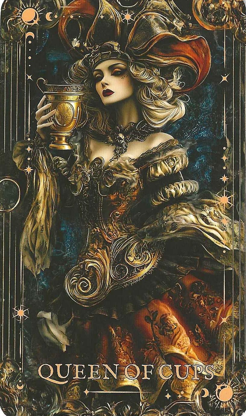 Queen of Cuips-Arcane Tarot