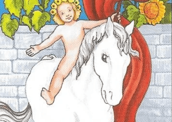 The image of regenerated humanity-RWS- key 19=The Sun