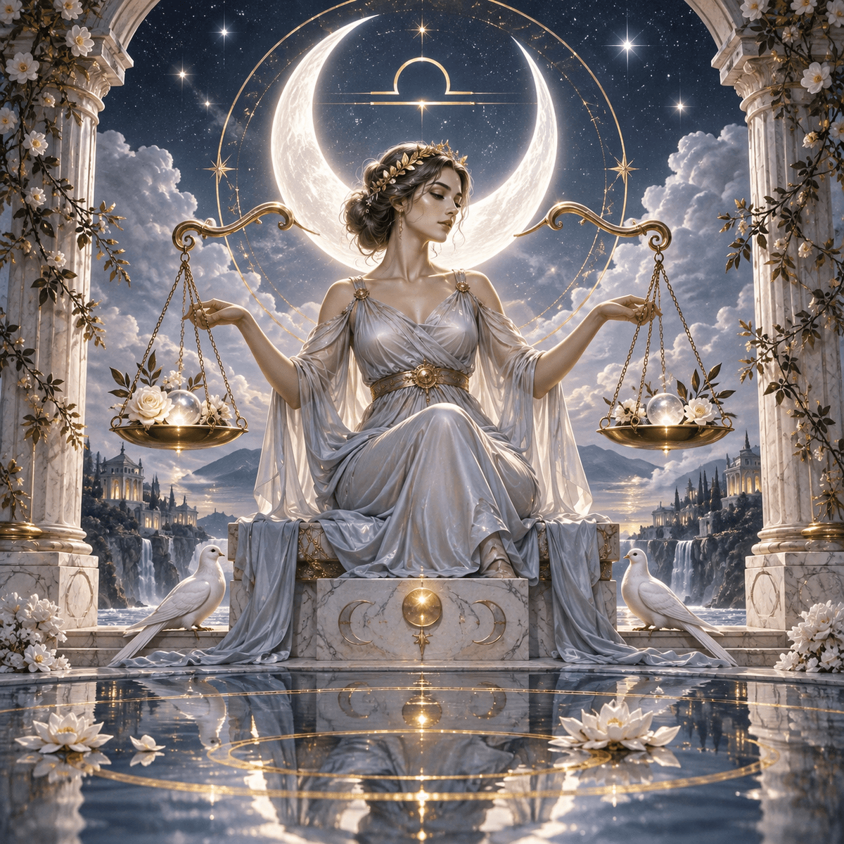 moon in libra symbology