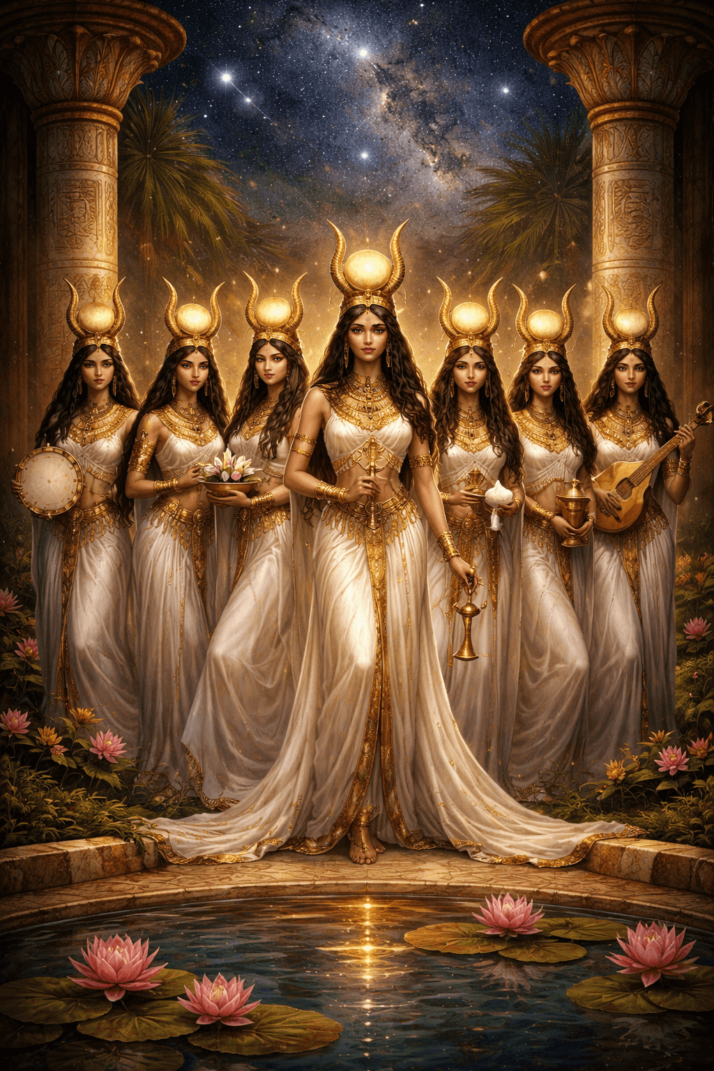 Seven Hathors-imagery