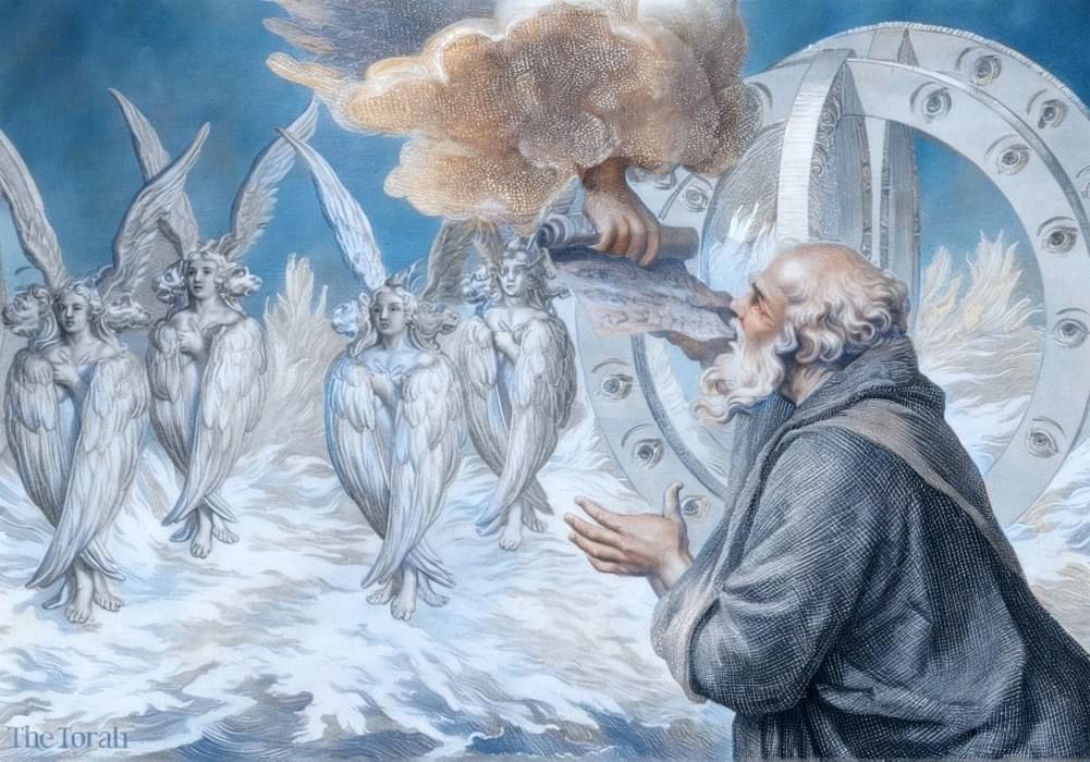 Ezekiel's vision of wheels within wheels-Merkavah