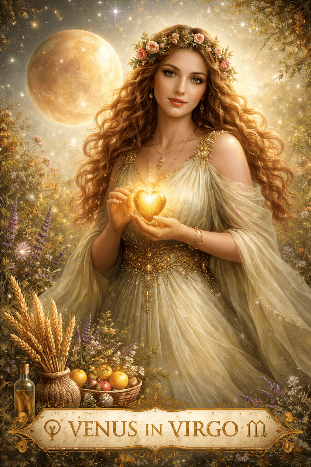 Venus in virgo imagery