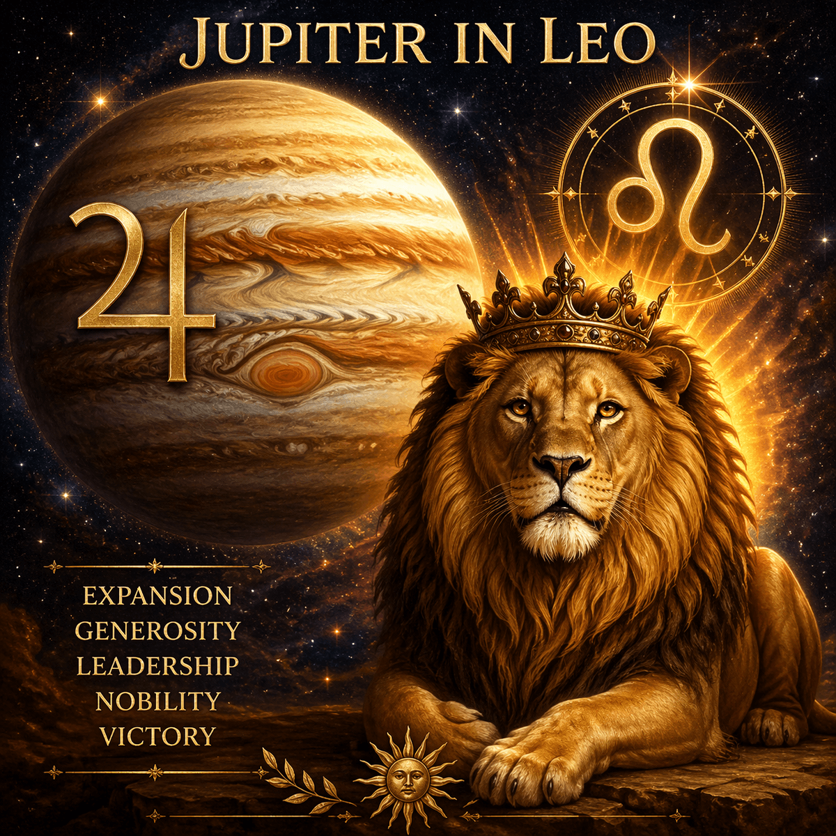Jupiter in Leo -imagery