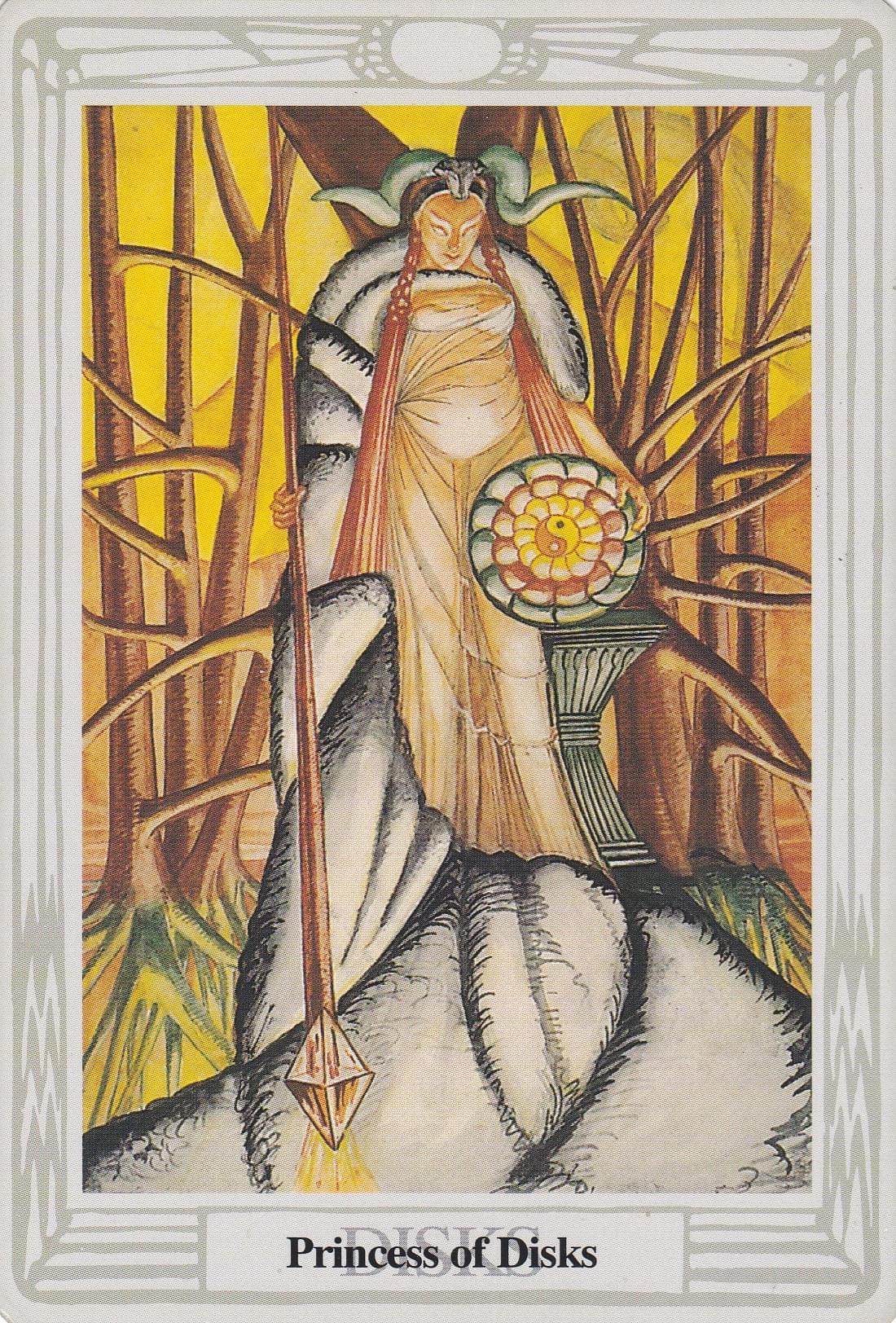 Princess of Disks- Thoth Tarot