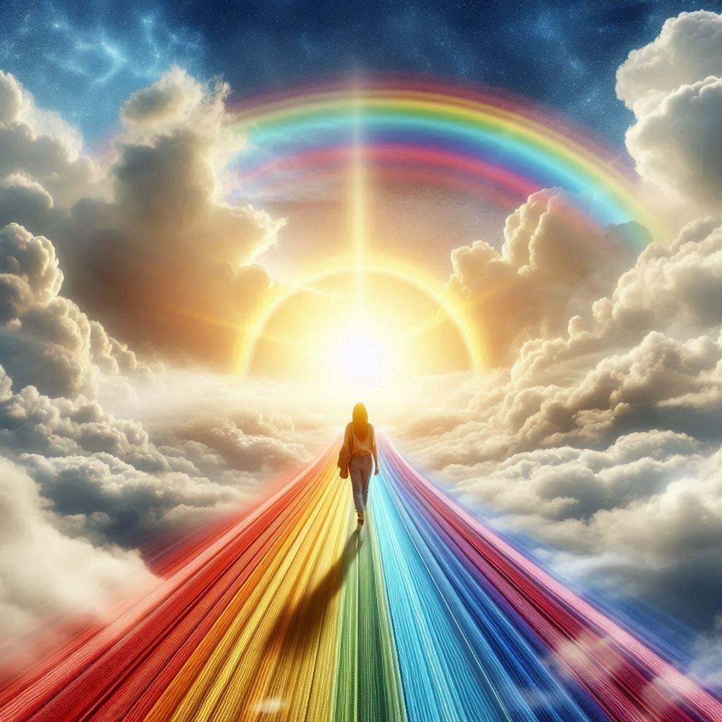 walking the rainbow path