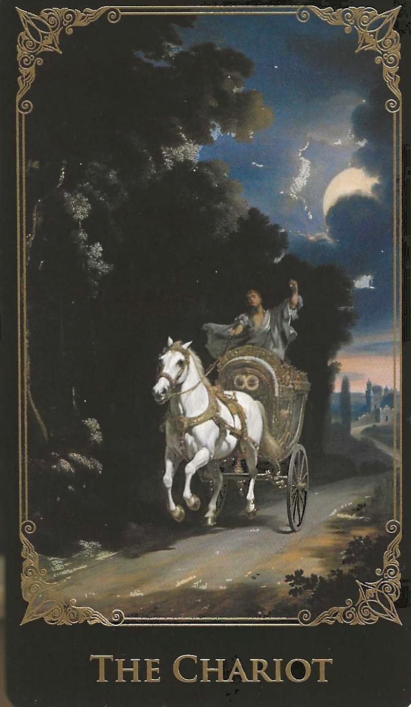 The Chariot - Key 7-The Baroque tarot