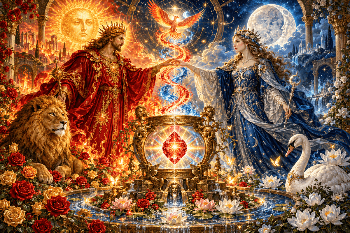 The divine marriage of fire and water