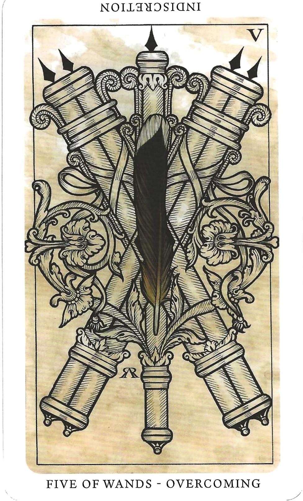 Daily Western Hermetic Tarot card comparisons critique. This month: Medieval Feathers  Tarot and Thoth.