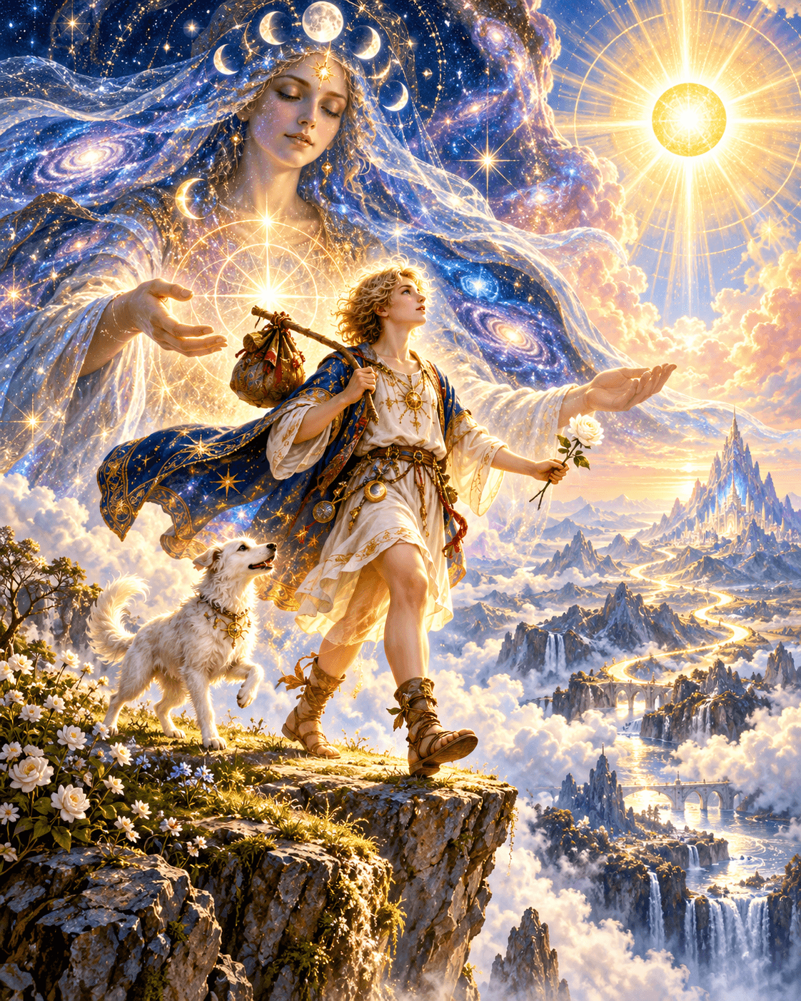 The Fool-child of the Creatrix imagery