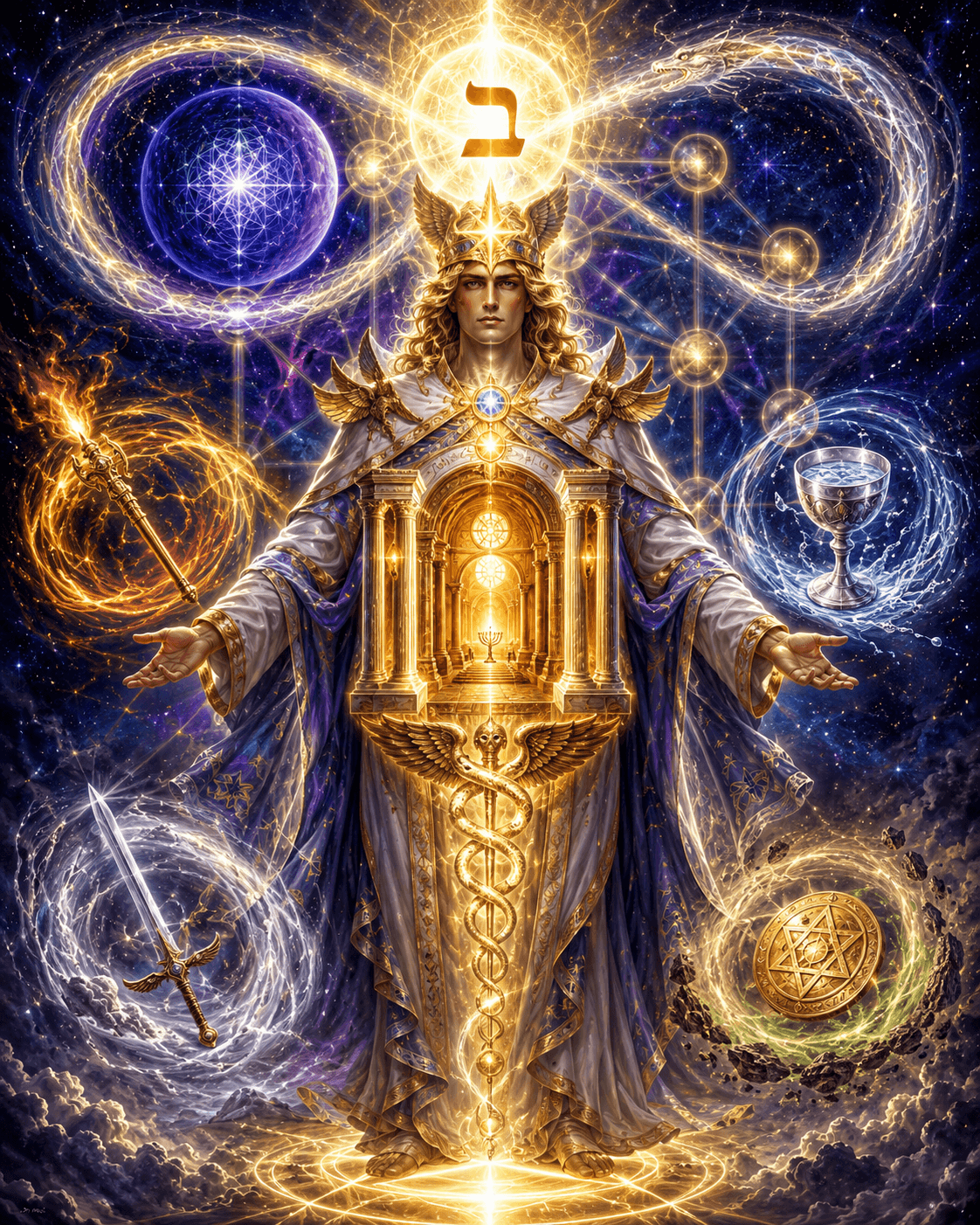The magus as the house of Beth-imagery