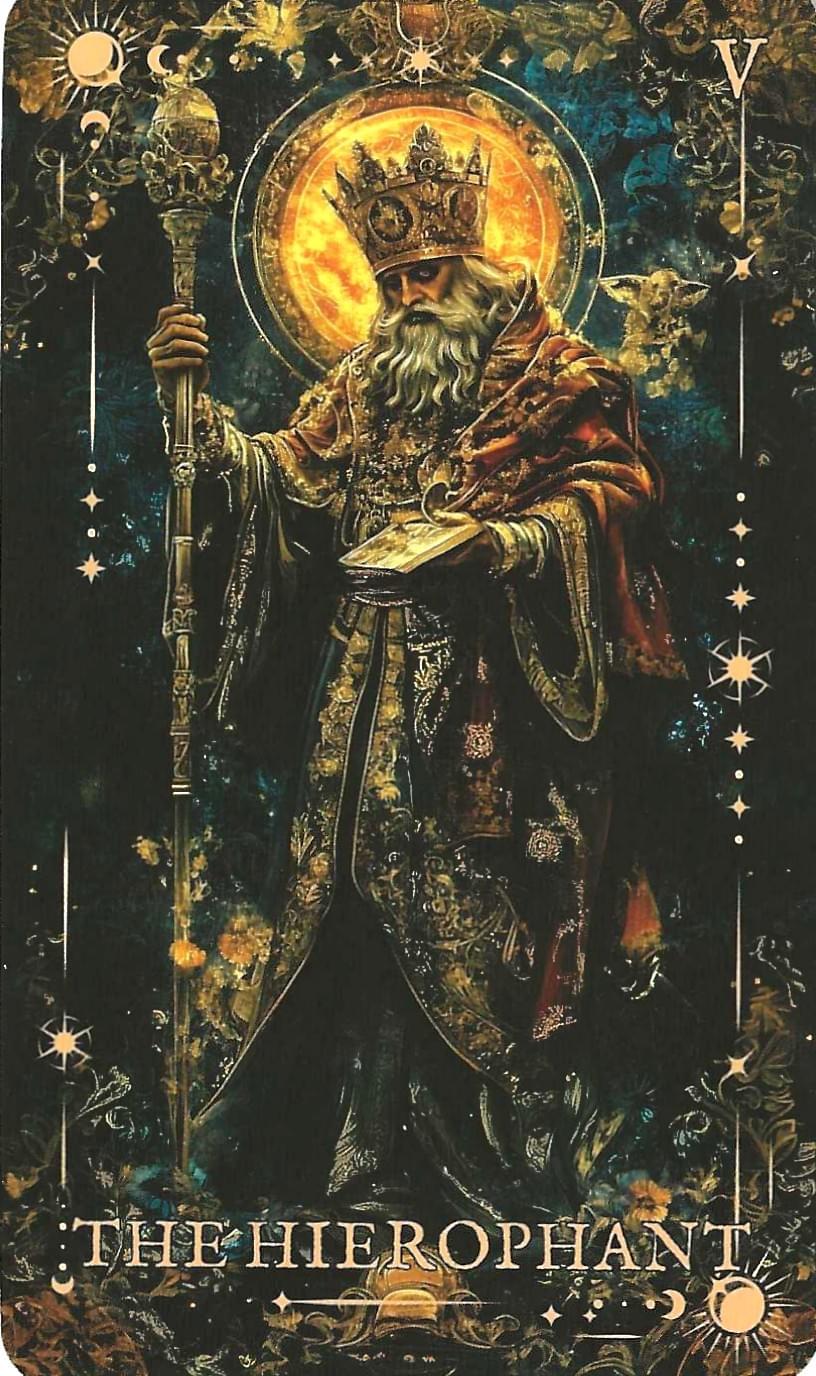 Arcane Tarot- Key 5- The Hierophant- Learning & Tradition