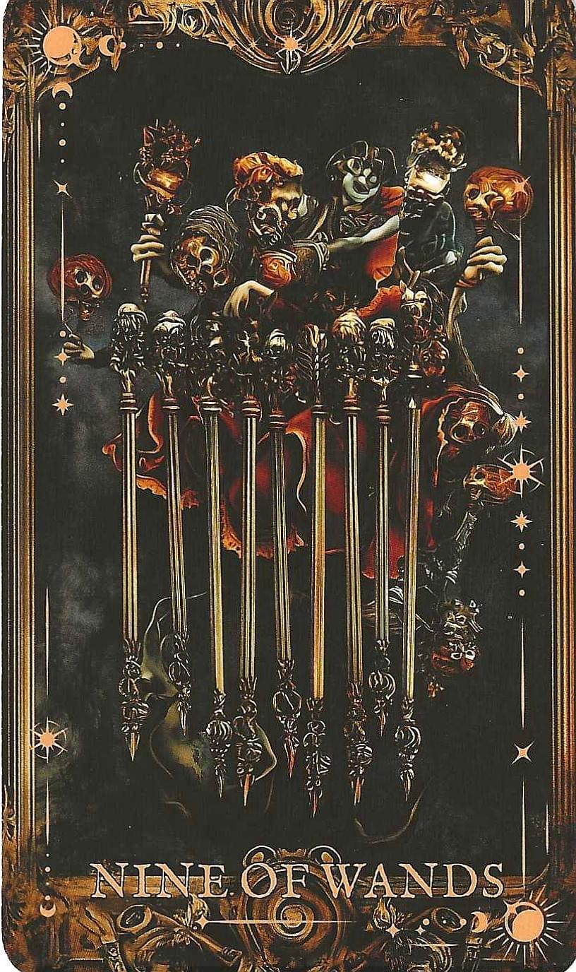The Arcane Tarot- Nine of Wands