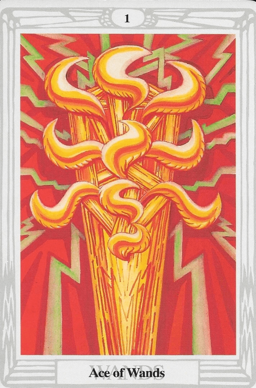 Ace of Wands-Thoth Tarot