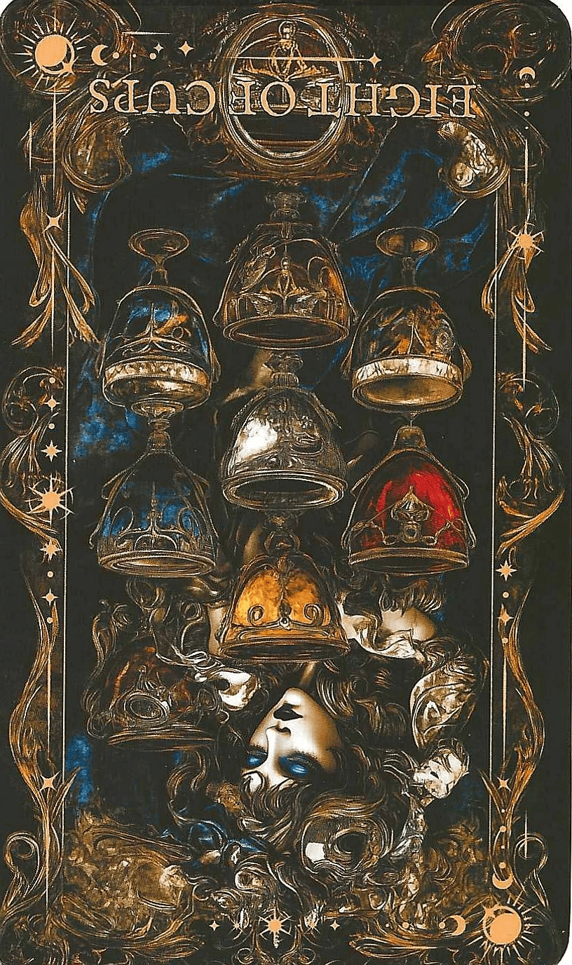 Arcane Tarot-8 of Cups reversed